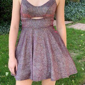 Red Sparkle Homecoming Dress - Size 6